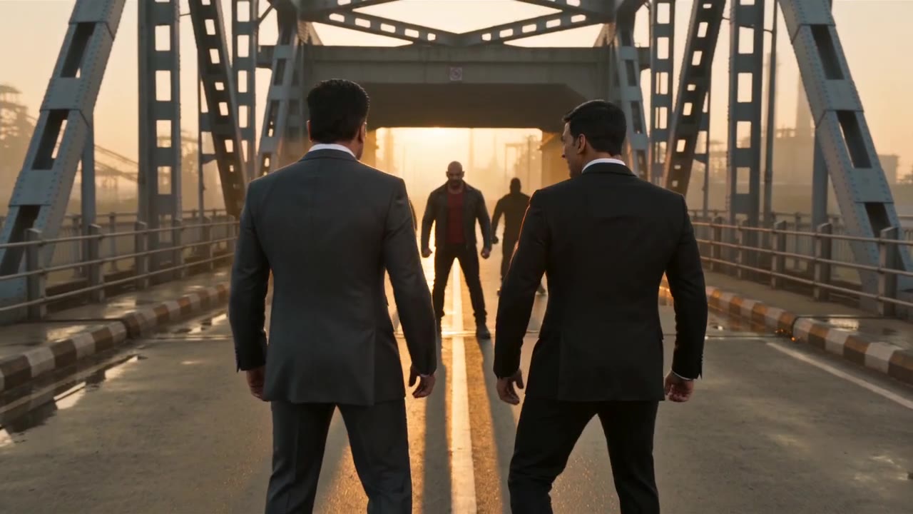 Generate cinematically from FRAME 1. Do NOT show, flash, transition from, or inc